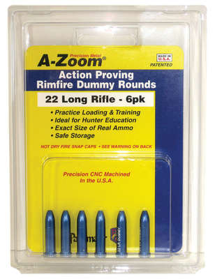 Safety Protection A Zoom AZOOM DUMMY ROUNDS 22 RIMFIRE 6/PK • Model: 