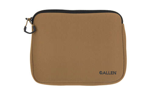 Soft Gun Cases Allen Neoprene Pistol Pouch ALLEN NEOP PISTOL POUCH FULLSIZE FDE • Model: Neoprene Pistol Pouch