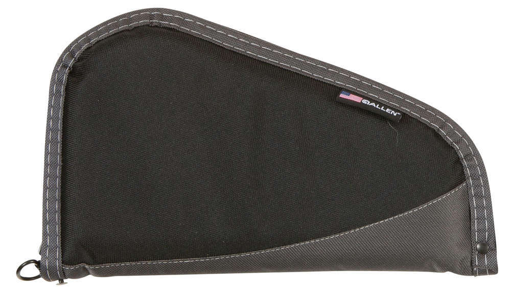 Soft Gun Cases Allen ALLEN 4448   LOCKABLE HANDGN CS 8IN BLACK/GRAY