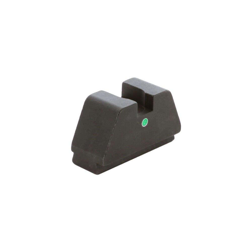 Sights Lasers AmeriGlo Ready Series Green Tritium single dot No Outline .451in H .165in Sq Notch GLOCK