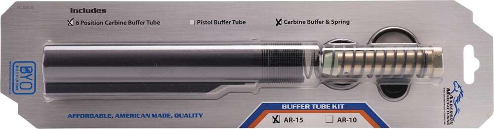 Barrels Choke Tubes Anderson AND G2-J430-A000-0P BUFFER TUBE CARBINE 6POS • Model: 