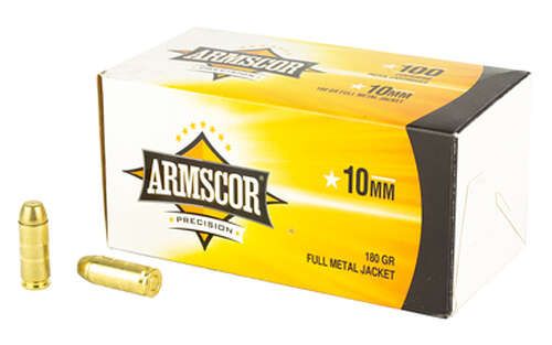 Ammunition Armscor Ammo 10mm ARMSCOR 10MM 180GR FMJ 100/1200 • Model: Ammo