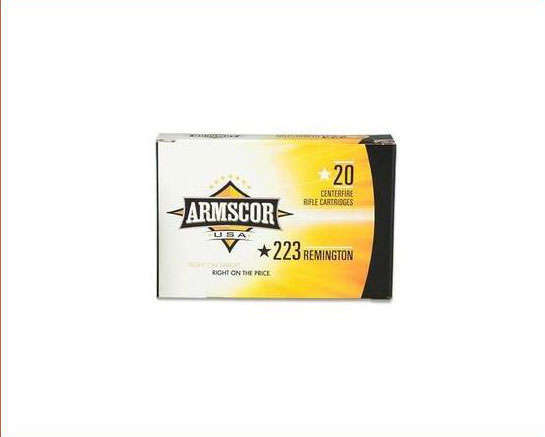 Ammunition Armscor Ammo 223Rem ARMSCOR 223REM 55GR VMAX 20/1000 • Model: Ammo