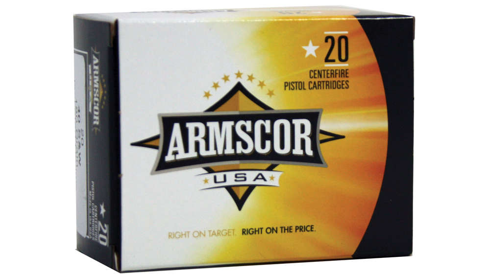 Ammunition Armscor Ammo 40SW ARMSCOR 40S&W 180GR JHP 20/500 • Model: Ammo