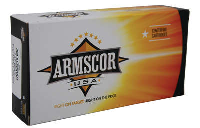 Ammunition Armscor Ammo 300Blackout ARMSCOR 300BLK 147GR FMJ 20/200 • Model: Ammo