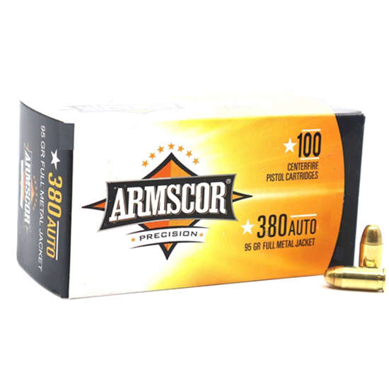 Ammunition Armscor ZPAP M70 380ACP ARMSCOR AMMO 380ACP 95GR FMJ 100/12 VALUE PACK • Model: ZPAP M70