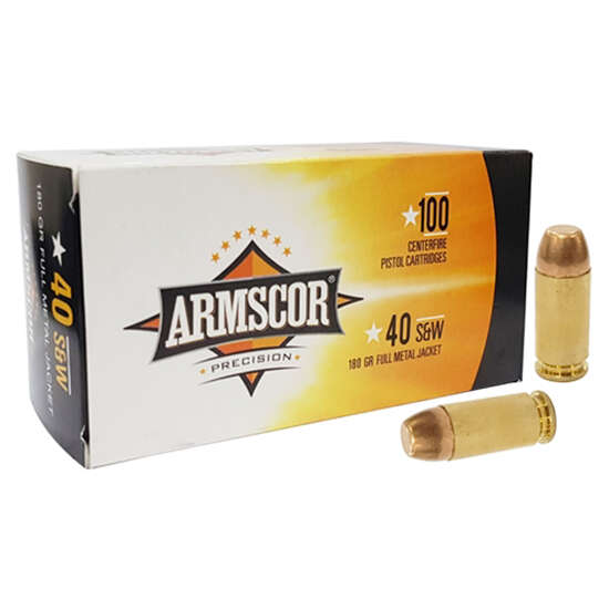 Ammunition Armscor ZPAP M70 40SW ARMSCOR AMMO 40SW 180GR FMJ 100/12 VALUE PACK • Model: ZPAP M70