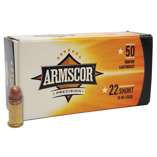 Ammunition Armscor ZPAP M70 ARMSCOR AMMO 22SHORT 29GR COPPER PLATE 50/100 • Model: ZPAP M70