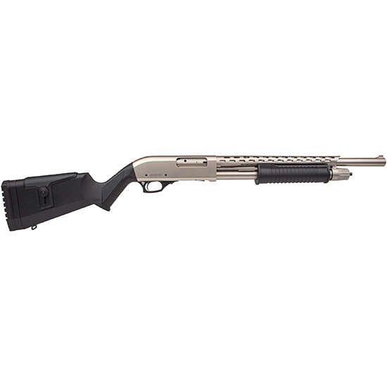 Rifles Long Guns Armscor Shotgun 12GAUGE ARM AG PUMP 12M 18.5MC NICKEL • Model: Shotgun