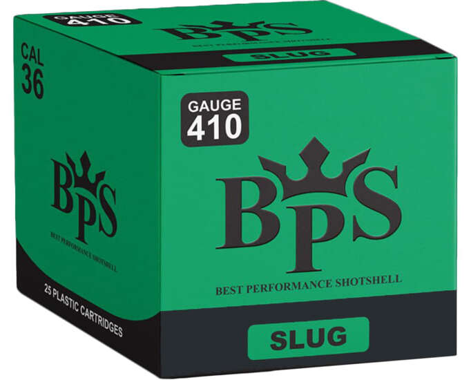 Ammunition BPS ZPAP M70 410Bore BPS 410GA 2.5 RIFLED SLUG 4/15OZ 25/10 CASE • Model: ZPAP M70