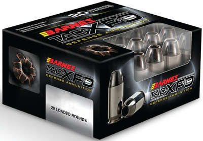 Ammunition Barnes TAC XPD 9mm BARNES TAC-XPD 9MM 115GR HP 20/200