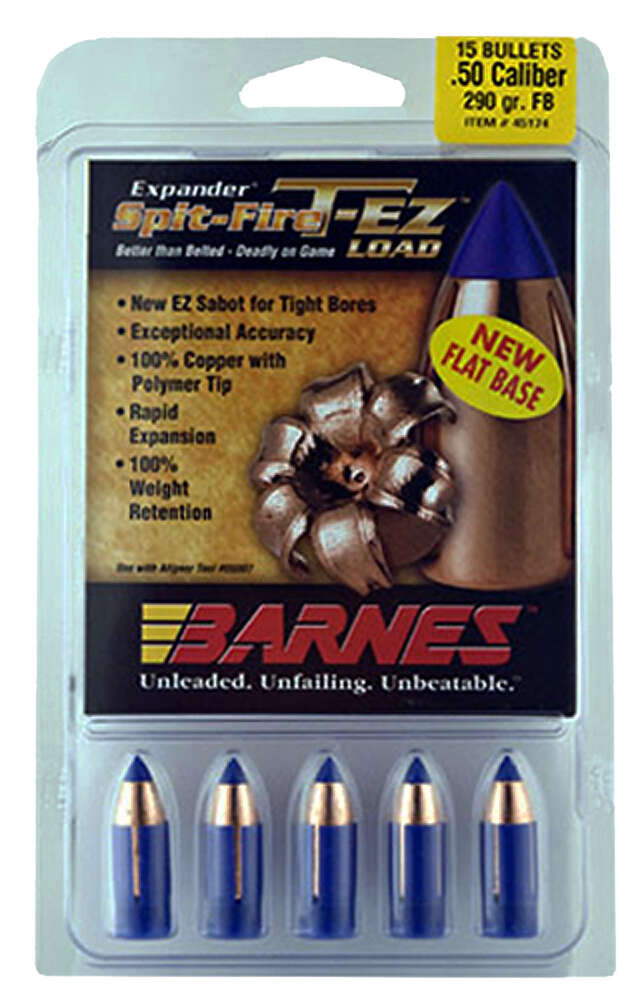 Ammunition Barnes Ready Series BARNES SPFR TEZ 50CAL .451 DIA 250GR