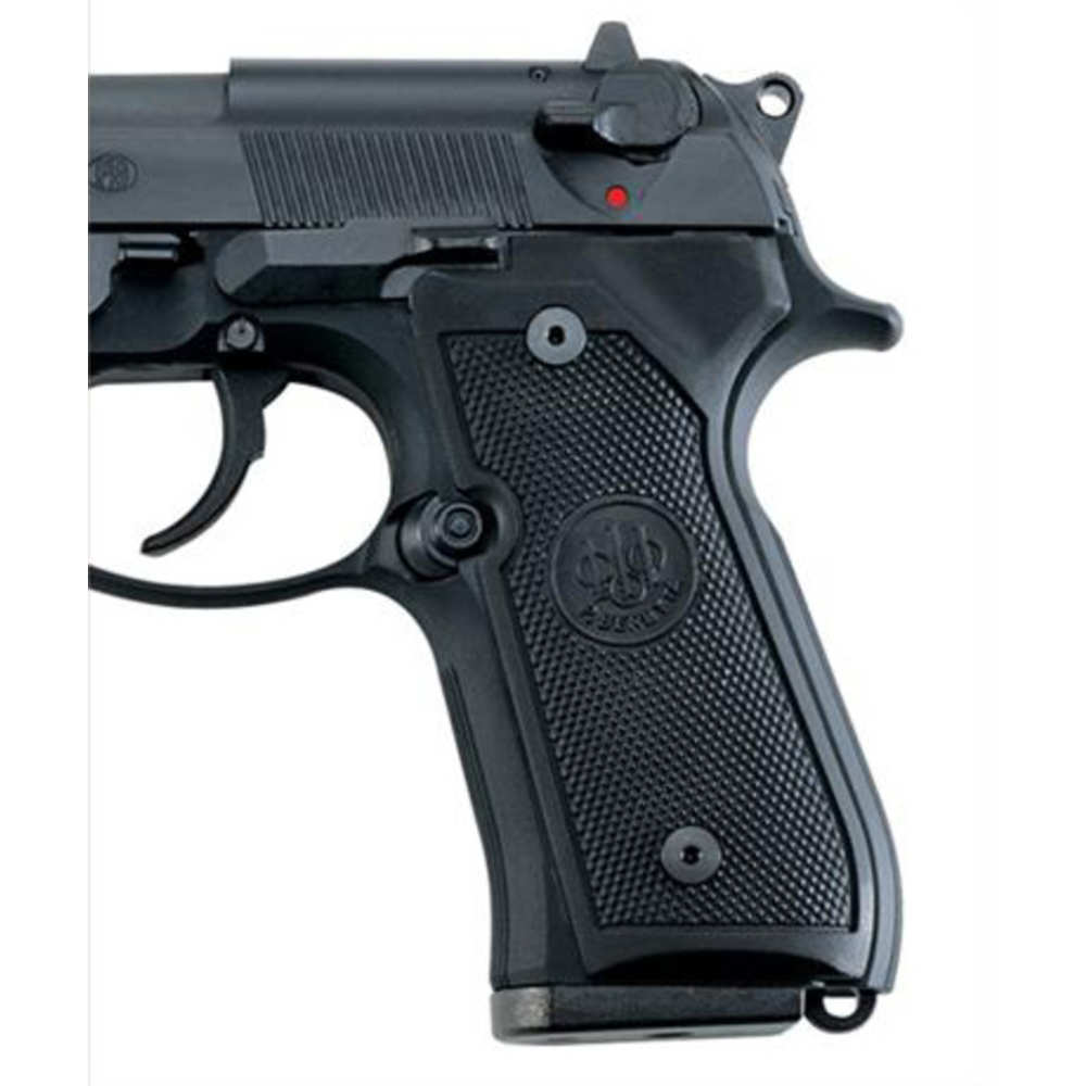 Grips Pads Stocks Beretta 4.50" BLACK M92F PLASTIC GRIPS • Model: 4.50"