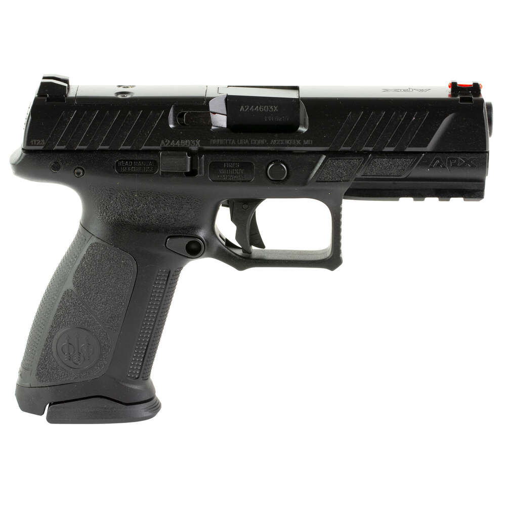 Handguns Beretta Ready Series 9mm Beretta APX A-1 Full Size 9MM Fiber Optic Front Sight (2) 15rd Mags • Model: Ready Series