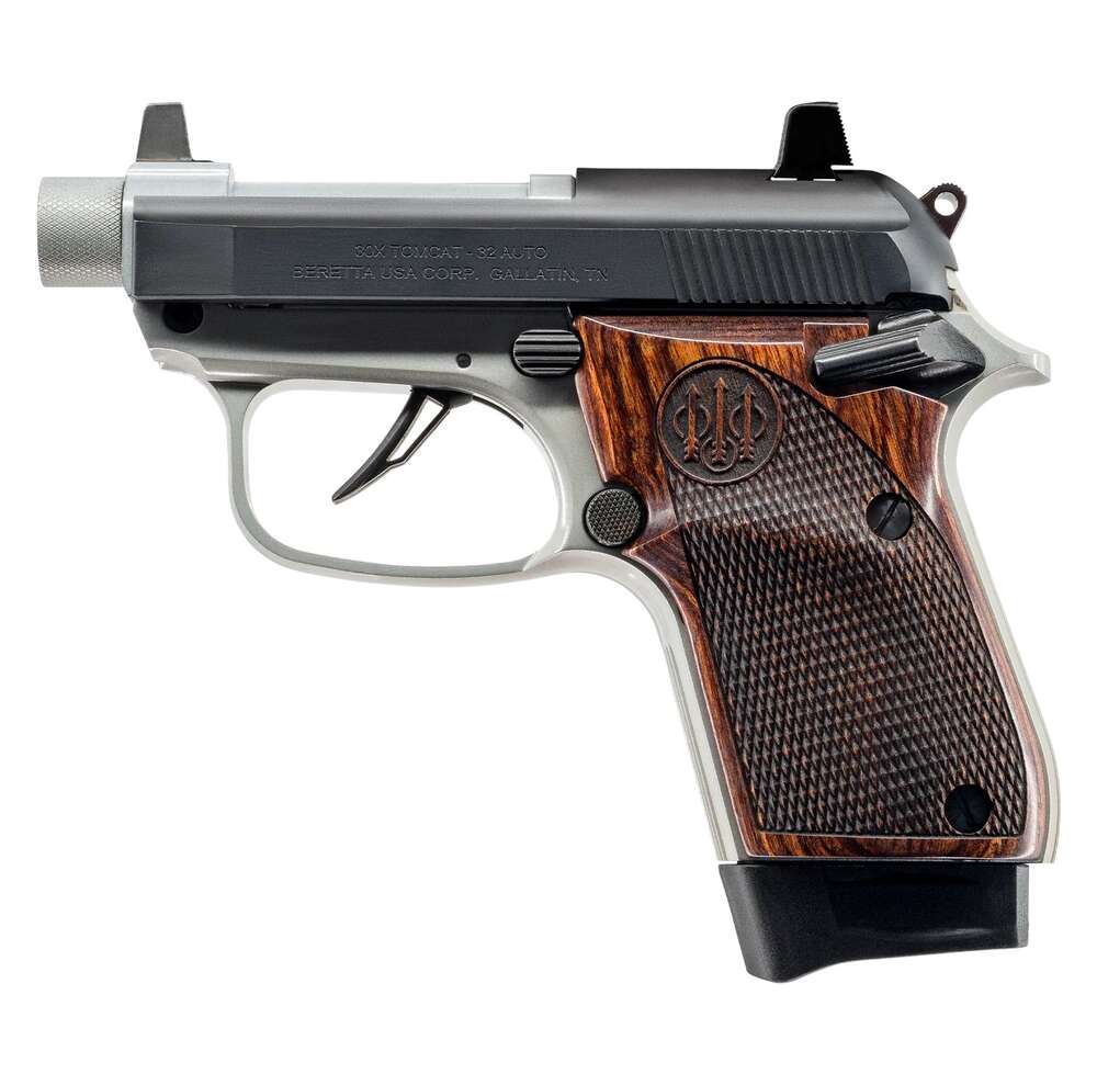 Handguns Beretta 30X Tomcat 32ACP 30X TOMCAT INOX 32ACP SS/WD TB • 