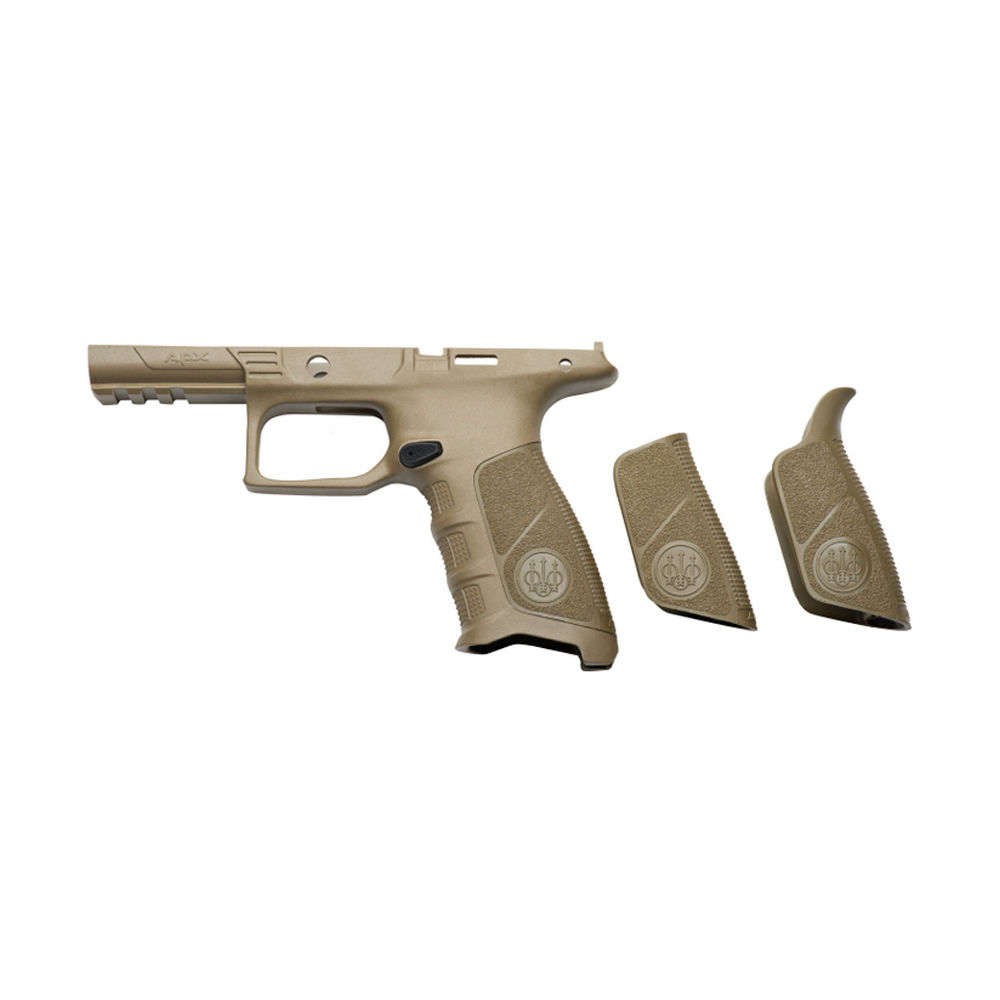 Grips Pads Stocks Beretta Polymer BER E01642      APX GRIP FRAME                FDE • Model: Polymer