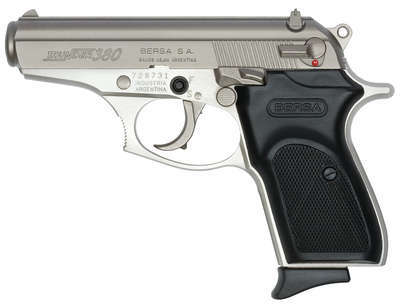 Handguns Bersa Thunder BERSA THUNDER 380 NICKEL 3.5" 8RD • Model: Thunder