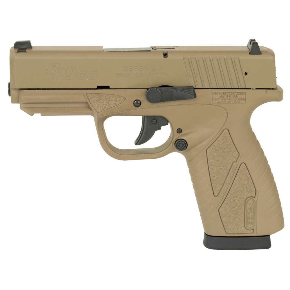 Handguns Bersa ZPAP M70 9mm EI BP9CC 9MM FDE FULL COVERAGE 8RD