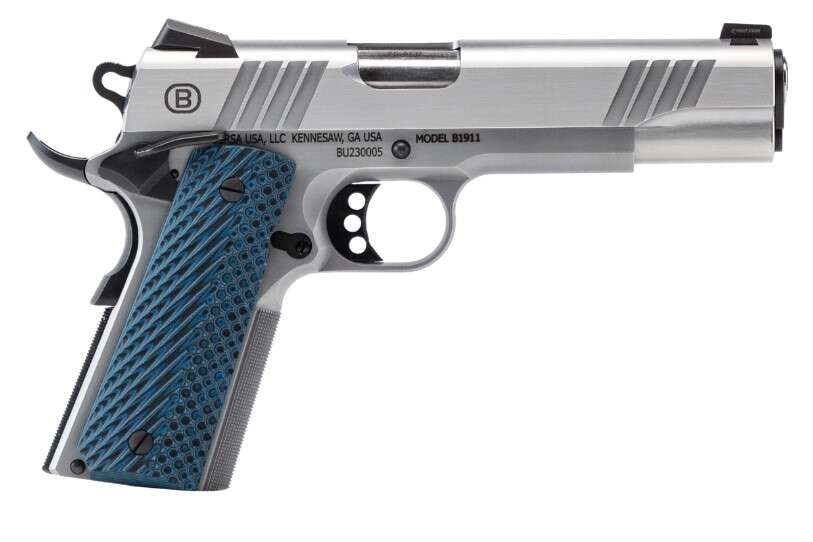 Handguns Bersa Bersa 1911 45ACP BERSA 1911 45ACP 5" SS 8+1 NS • VZ GRIPS • Model: Bersa 1911