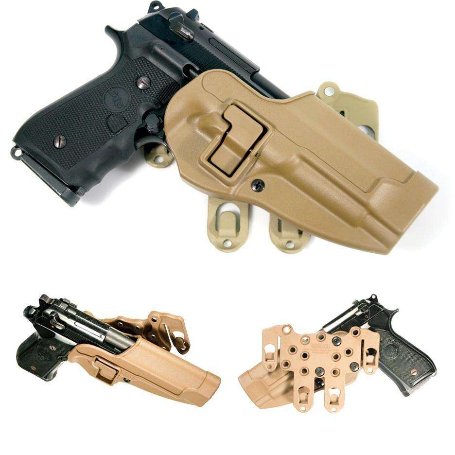 Holsters Blackhawk Ready Series SERPA STRIKE/MOLLE HOLS RGHT COT