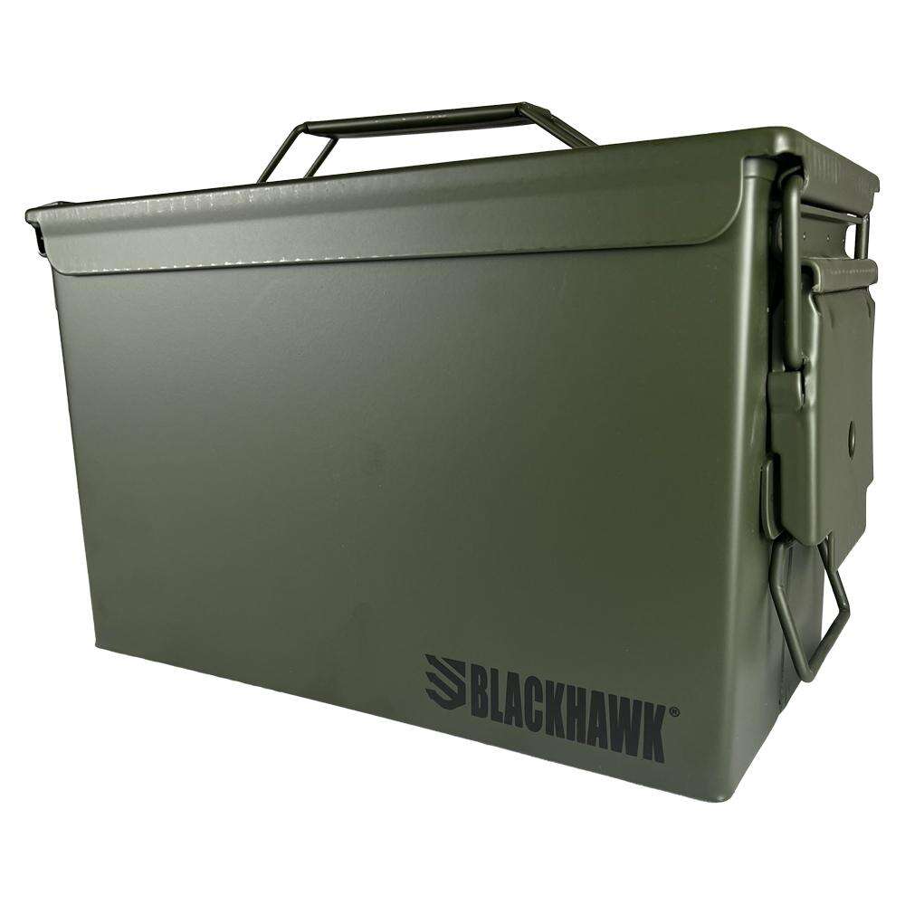 Misc. Accessories Blackhawk Ready Series BLACKHAWK M2A2 .50 CAL METAL AMMO CAN OD GREEN