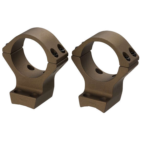 Scope Mounts Browning ZPAP M70 BRO RINGS XBOLT 30MM LOW BURNT BRONZE