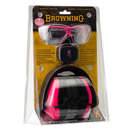 Safety Protection Browning ZPAP M70 BRO RANGE KIT FOR HER PINK MUFFS PLUGS GLASSES • Model: ZPAP M70