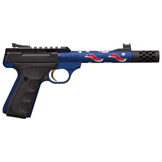 Handguns Browning Buck Mark 22LR BRN BM PLUS VISION FLAG 22LR 5.875" • Model: Buck Mark