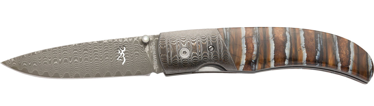 Knives Browning BCU BRN DAMASCUS MAMMOTH TOOTH