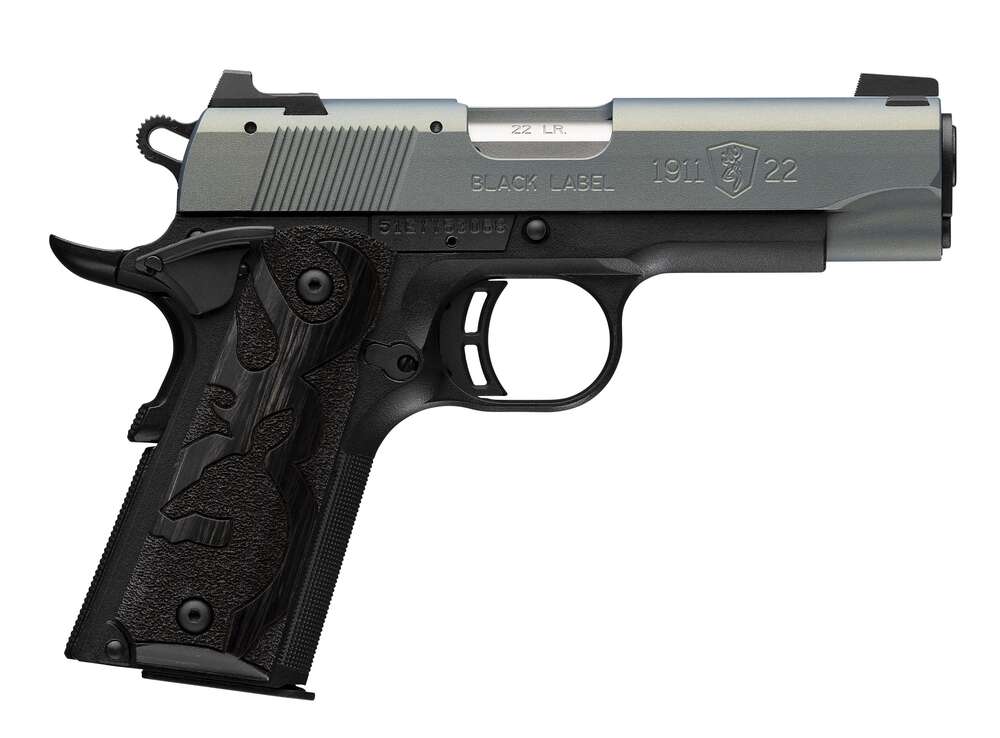 Handguns Browning 1911 22 Black Label 22LR 1911-22 BK LBL 22LR 3.6" NL  # • BLACK LABEL NORTHERN LIGHTS