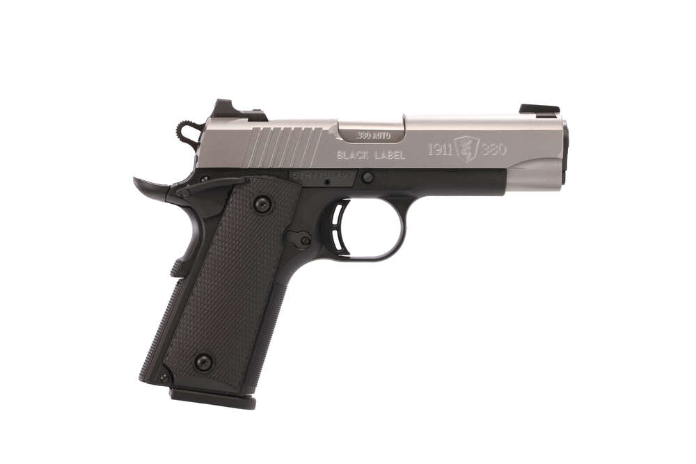 Handguns Browning 3.63" 380ACP BRN 051119492 1911-380 BL SS CMP,3DT,380