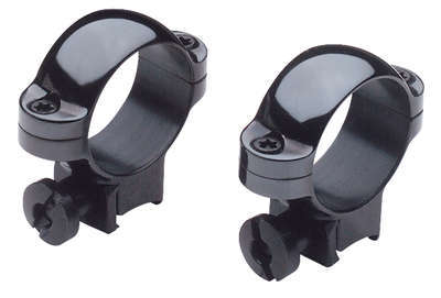 Scope Mounts Burris Deluxe BURRIS MED 1" .22 RINGS DLX STEEL BK • Model: Deluxe