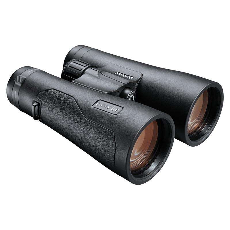 Binoculars Bushnell Ready Series BUSHNELL ENGAGE BINOCULAR 12x50mm Black Roof Prism ED FMC UWB Box 6L • Model: Ready Series