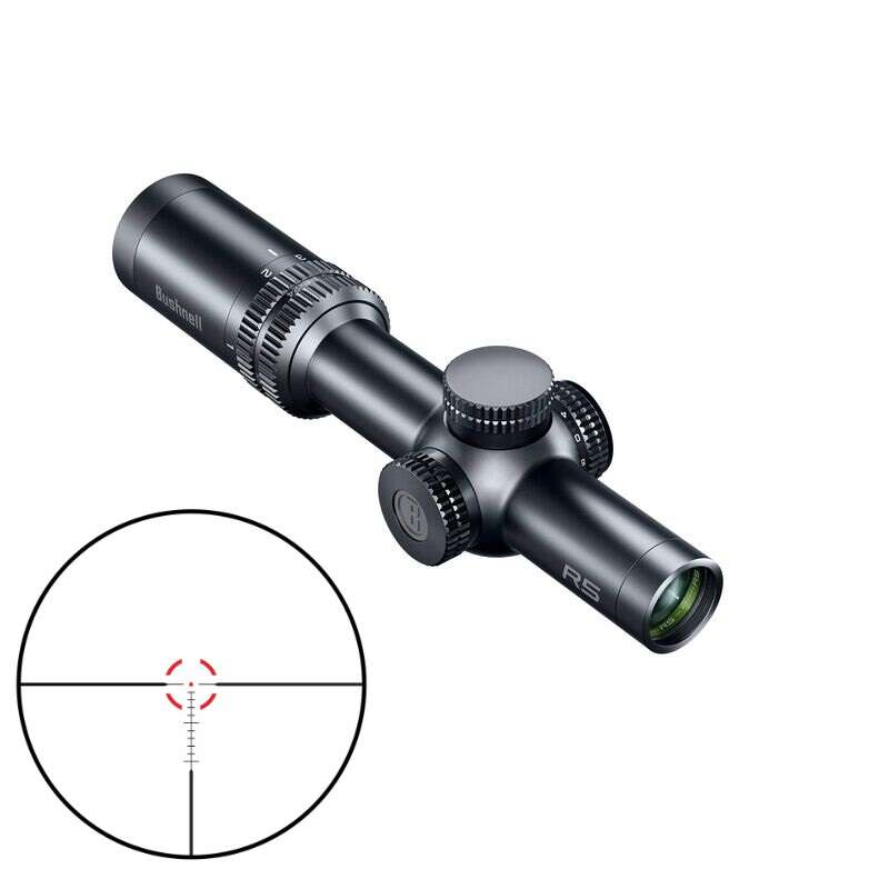 Scopes Bushnell R5 Riflescope R5 1-6X24 DD2-QA BLK ILL &bull; SECOND FOCAL | ILLUMINATED &bull; Model: R5 Riflescope