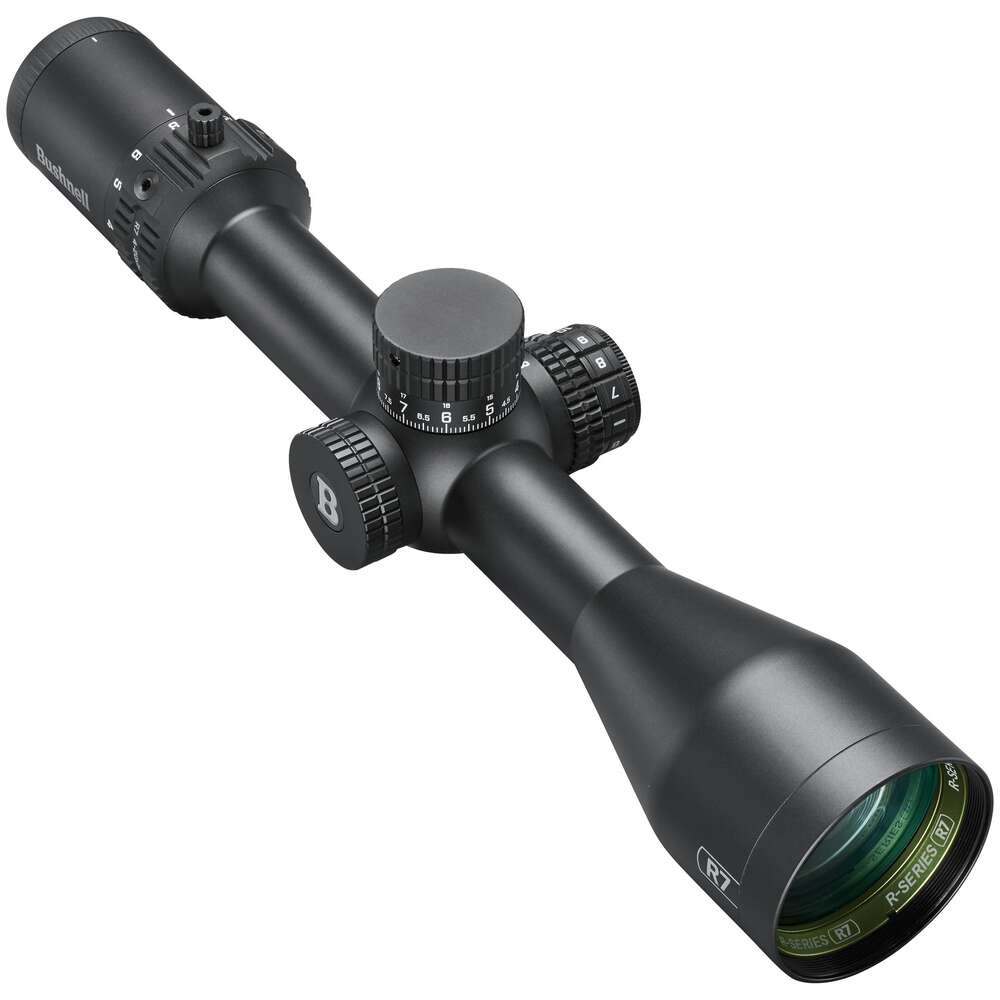 Scopes Bushnell R7 Riflescope R7 4-20X50  FFP MRAD HLDOVR BL &bull; ILLUMINATED FIBER MRAD &bull; Model: R7 Riflescope