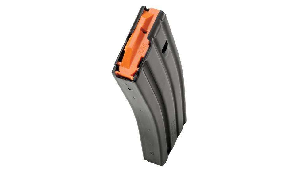 Magazines C Products Ready Series 223Rem|5.56NATO 10RD BODY LIMITED TO 5RD - .223/5.56 DURAMAG SS - BLACK/ORANGE MAGAZINE