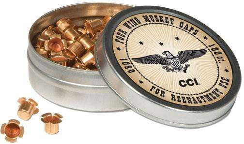 Ammunition CCI Ready Series CCI CIVIL WAR REENACTMENT MUSKET CAPS 100CT