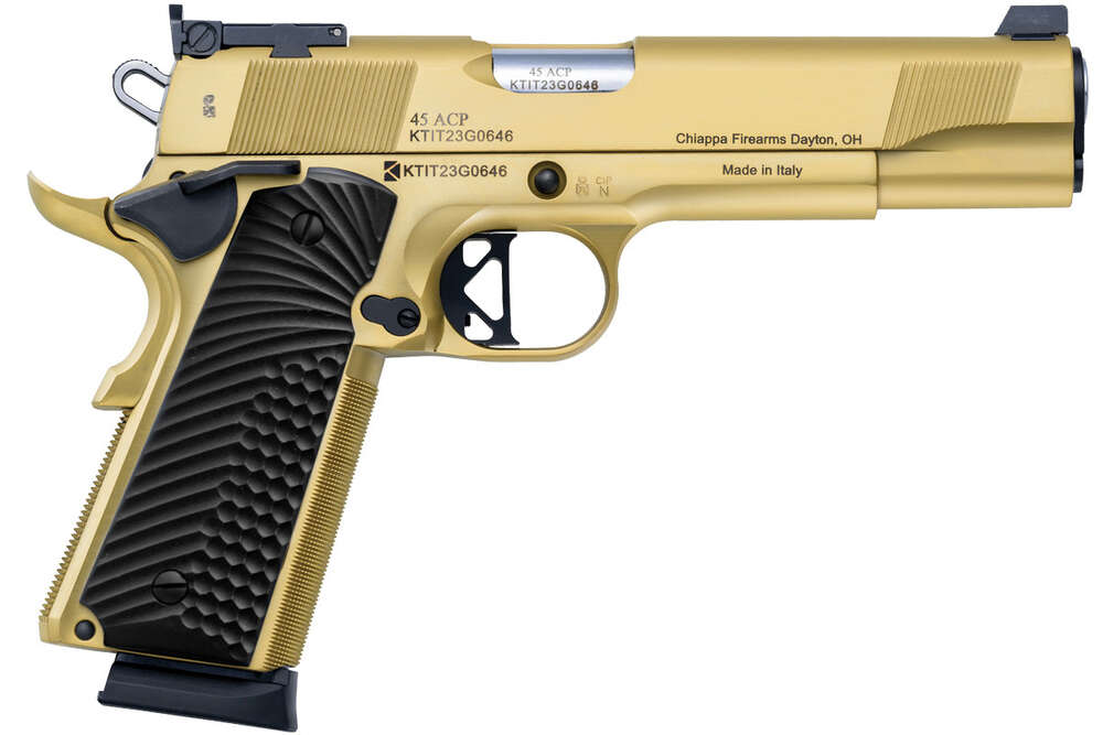 Handguns CDLY ZPAP M70 45ACP CDLY 1911 45ACP 5 GOLD PVD EMPIRE GRADE G10 8RD • Model: ZPAP M70