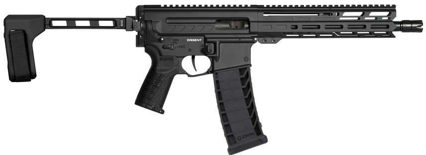 Handguns CMMG ZPAP M85 9mm CMMG DISSENT MK4 BRACED 9MM 10.5 ARMOR BLACK • Model: ZPAP M85