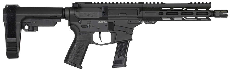 Handguns CMMG 8" 9mm CMMG 92A0B0FAB  BANSHEE MK17 9MM    8    BRC ARBLK