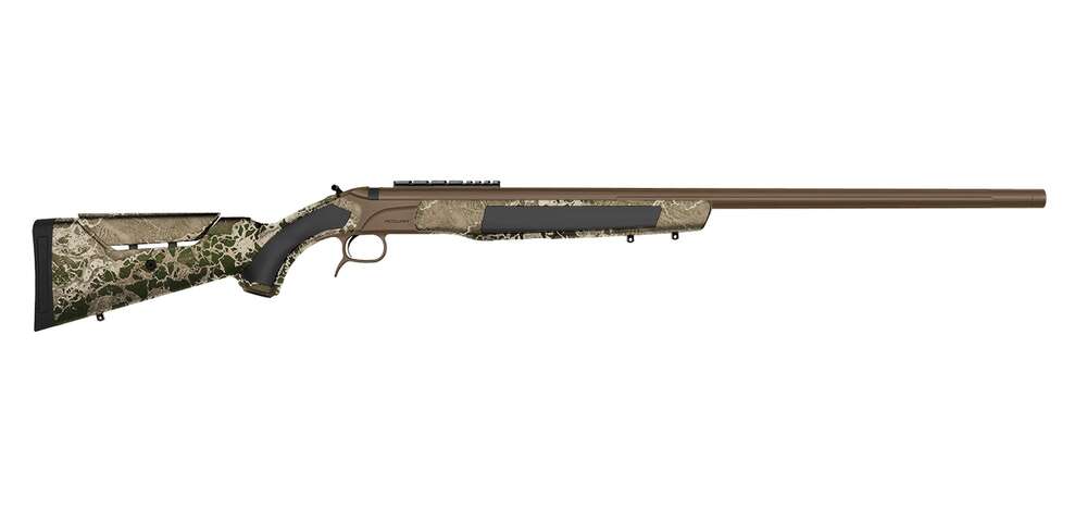 Rifles Long Guns CVA Ready Series ACCURA LR-X CeraktePatriotBrwnNitrdeRealtrHlsde50CalPIC30"BarrelThrd3/4x24