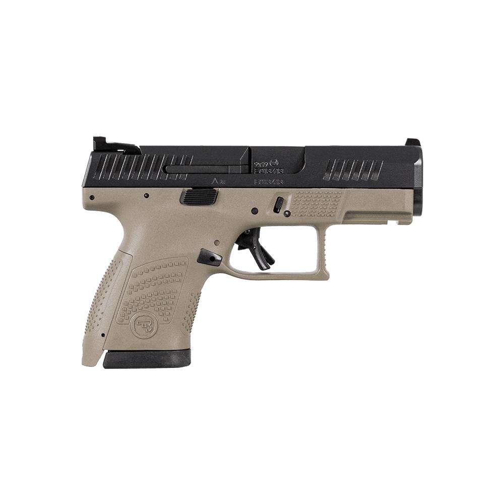 Handguns CZ Ready Series 9mm CZ P10 SubCompact FDE 9mm 12rd Polymer Frame Fixed Sights