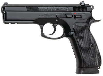 Handguns CZ 75 9mm CZ 75 SP-01 9MM 4.6" BLK 10RD • Model: 75