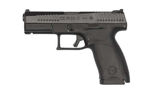 Handguns CZ P 10C 9mm CZ P-10C 9MM 4" BLK 10RD OPTIC READY • Model: P-10C