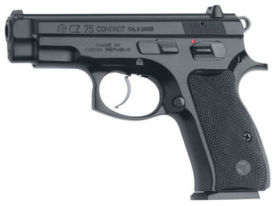 Handguns CZ 75 9mm CZ 75 COMPACT 9MM 3.75" BLK 15RD • Model: 75