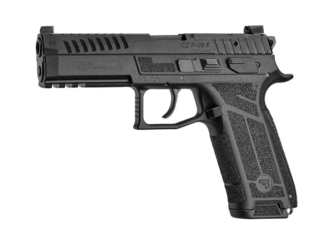 Handguns CZ P 09F 9mm CZ P-09F NOCTURNE 9MM 19RD BLK • Model: P-09F