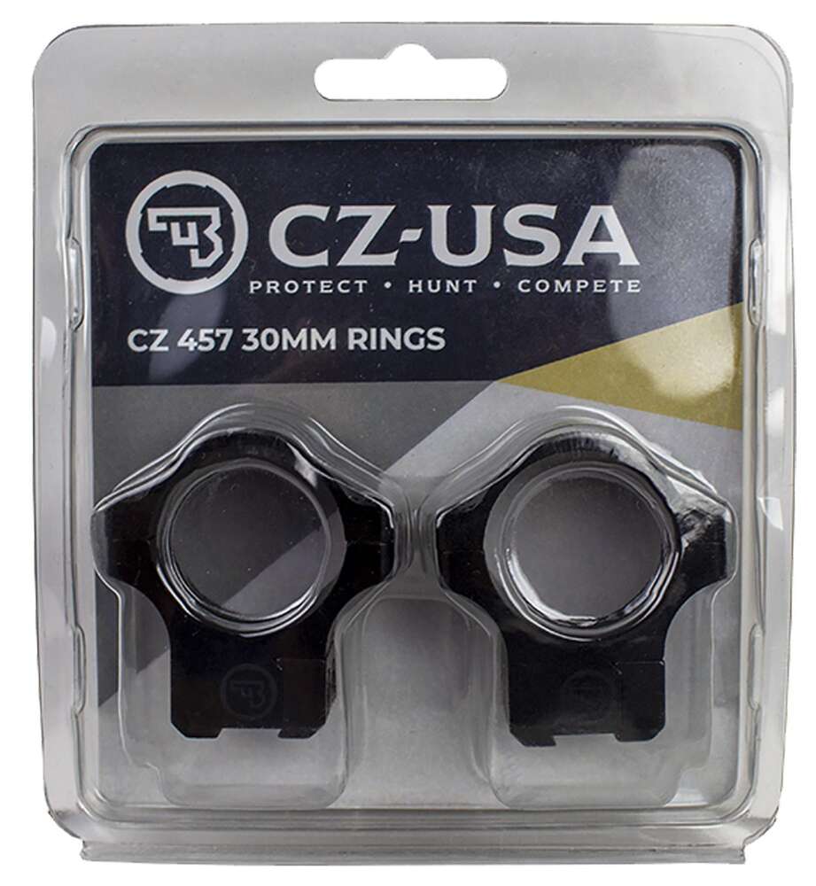 Scope Mounts CZ CZ Rings RINGS CZ 457 30MM ALUMINUM • 11MM DOVETAIL