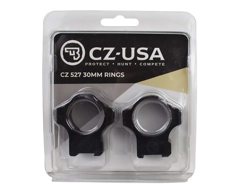 Scope Mounts CZ CZ Rings RINGS CZ 527 30MM ALUMINUM • 16MM DOVETAIL