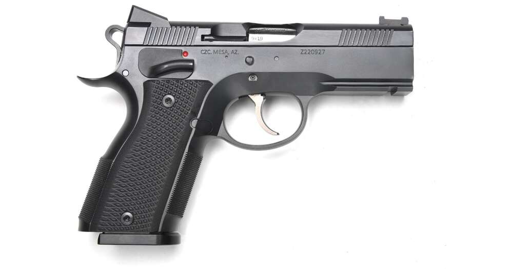 Handguns CZ A01 C 9mm A01-C CUSTOM 9MM 3.8" 15+1 • 