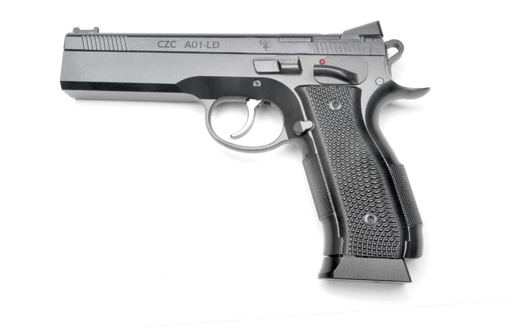 Handguns CZ A01 LD 9mm A01-LD CUSTOM 9MM 4.9" 19+1 OR • 